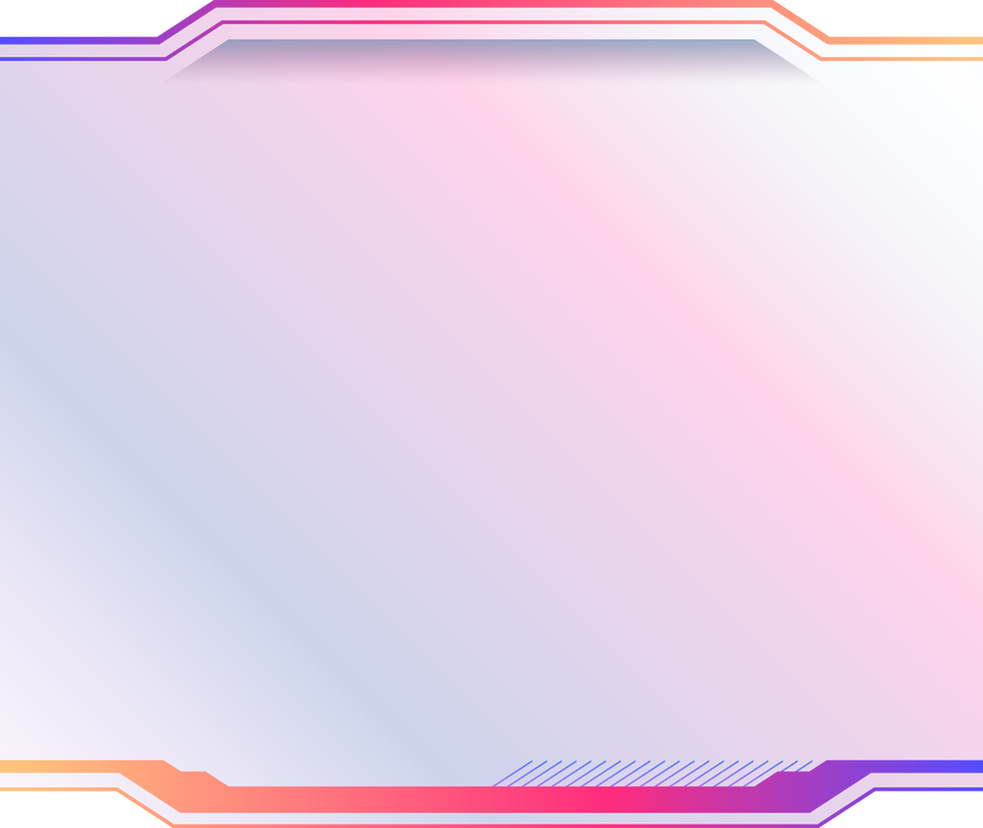 Neon Cyberpunk Frame 